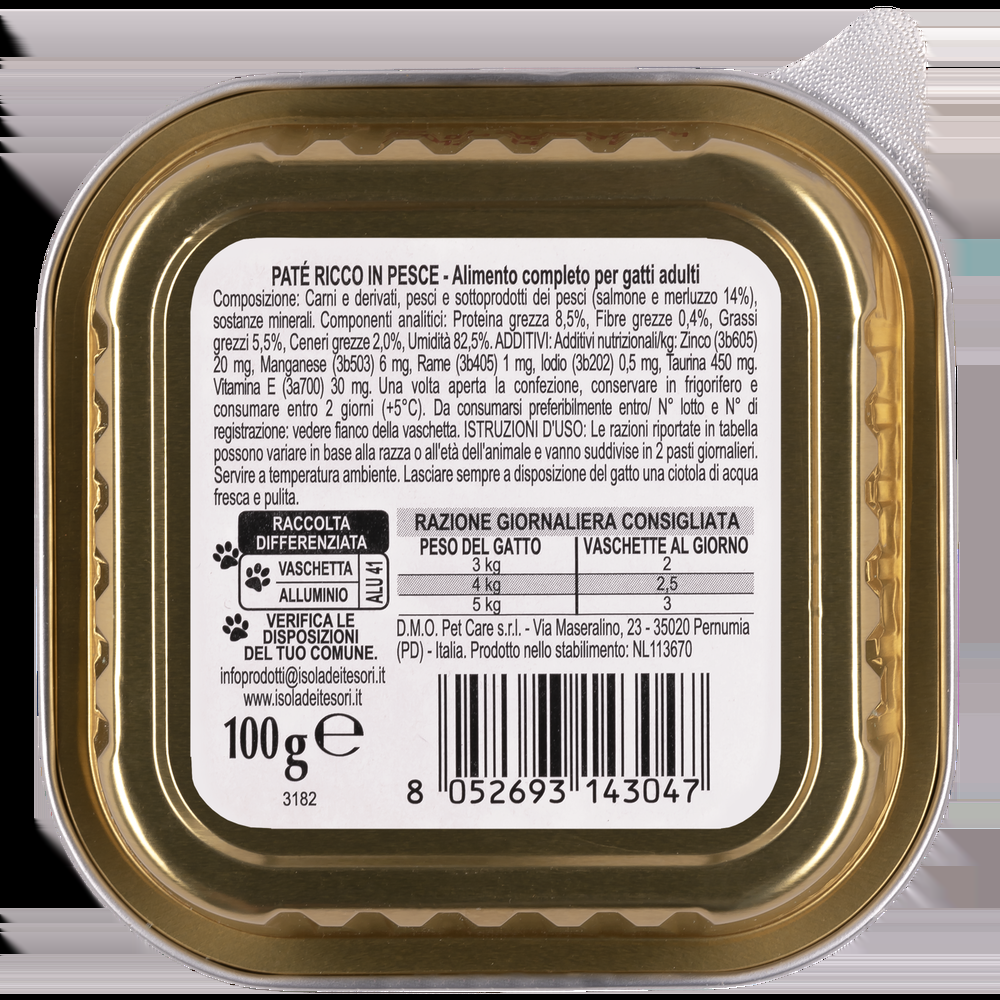 Naturalpet Cat Adult Paté con Salmone 100gr 000143771 Vendita