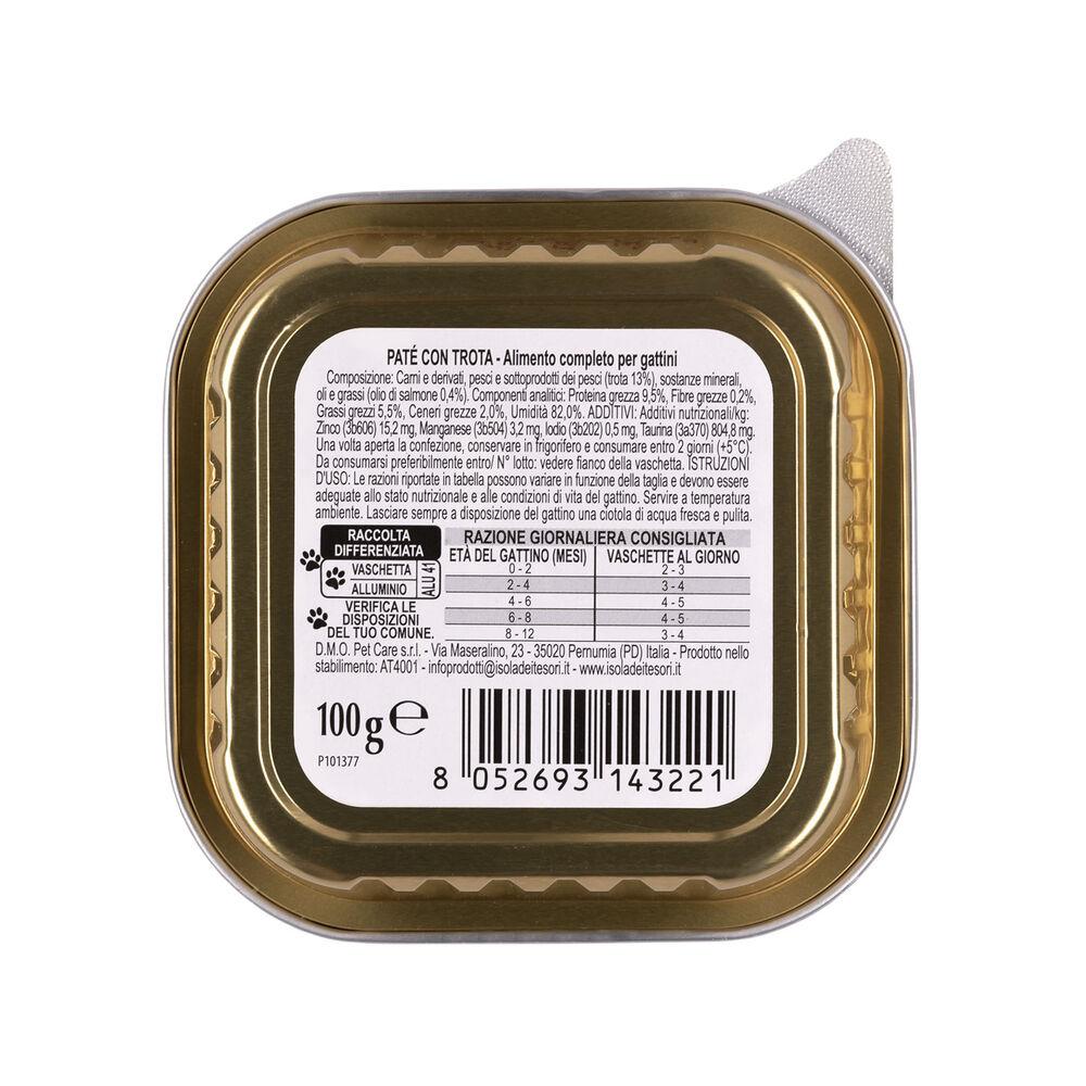 Naturalpet Prime Orme Kitten Paté con trota 100gr 000143777 Negozi Online