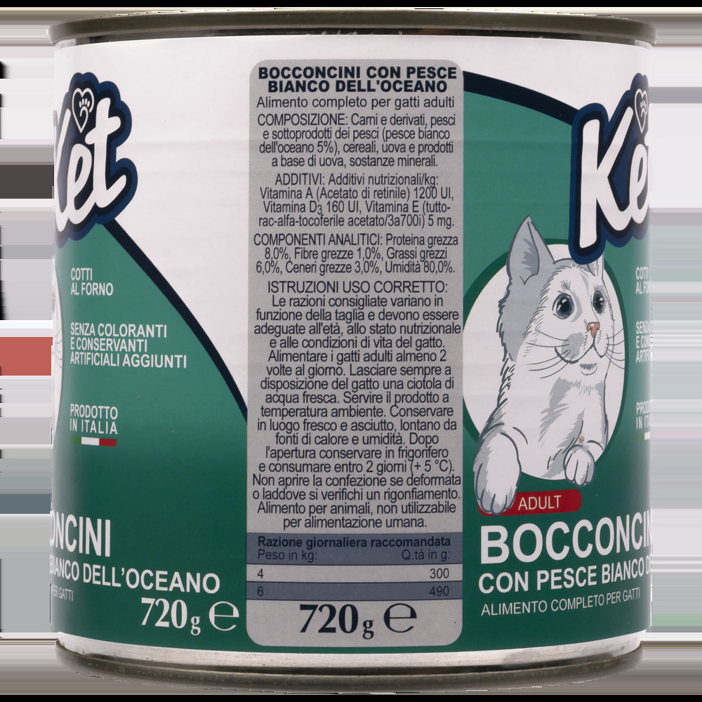 Ket Cat Adult All breeds Bocconcini Pesce dell'Oceano 720 gr 000143644 Acquista Ora