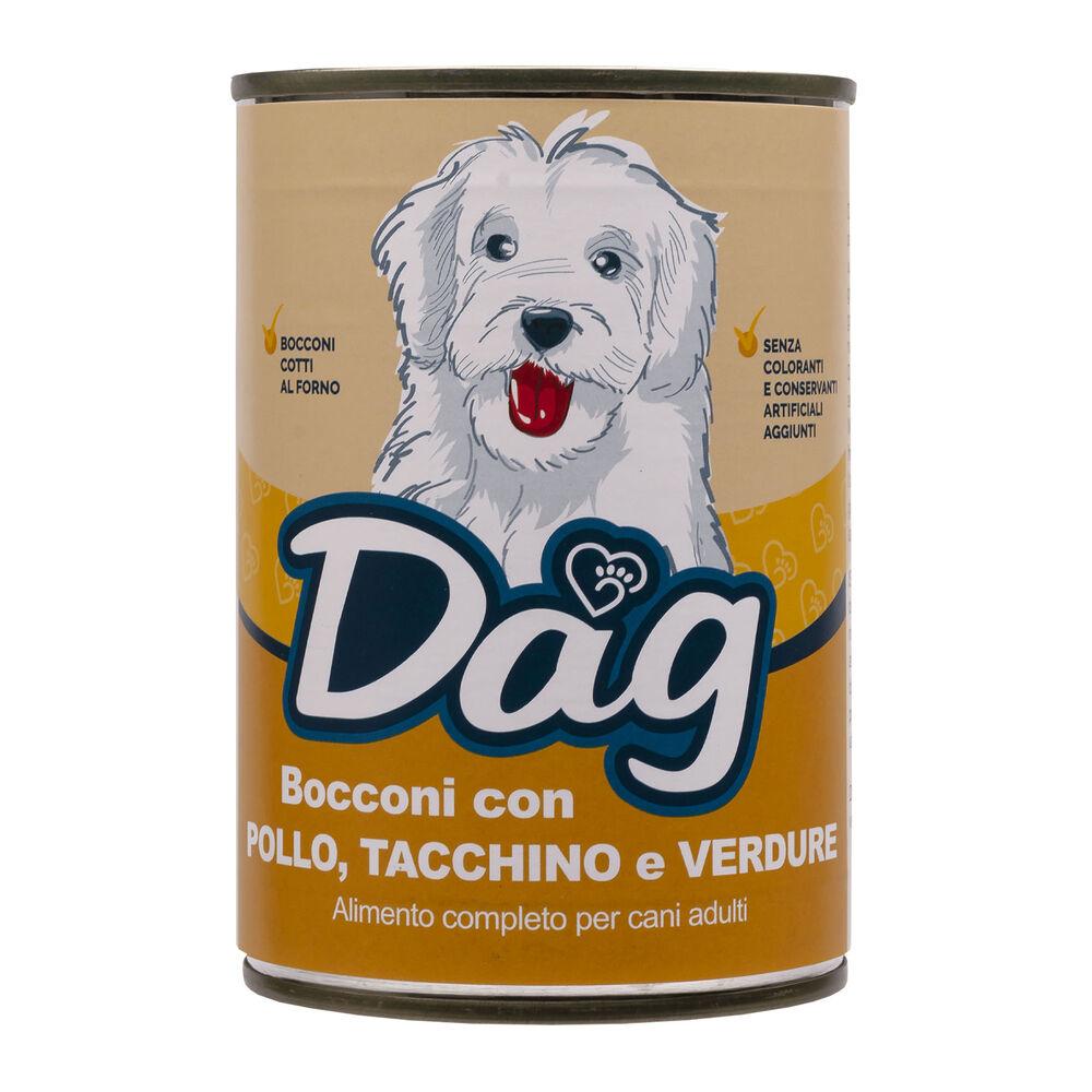 Dag Dog Adult All Breeds Pollo tacchino e verdure 415 gr 000126787 Promozione Limitata