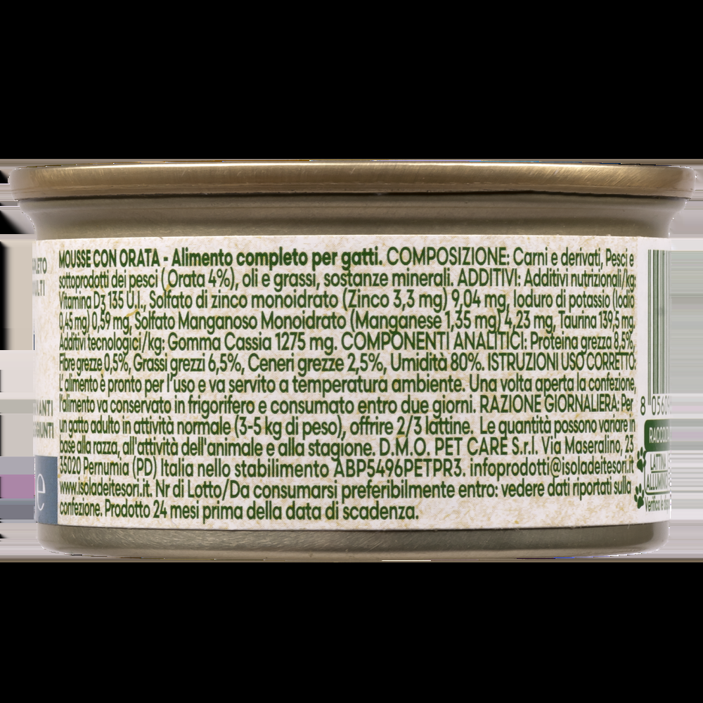 Naturalpet Cat Adult Mousse con Orata 85 gr 000143680 Fino Al -60%