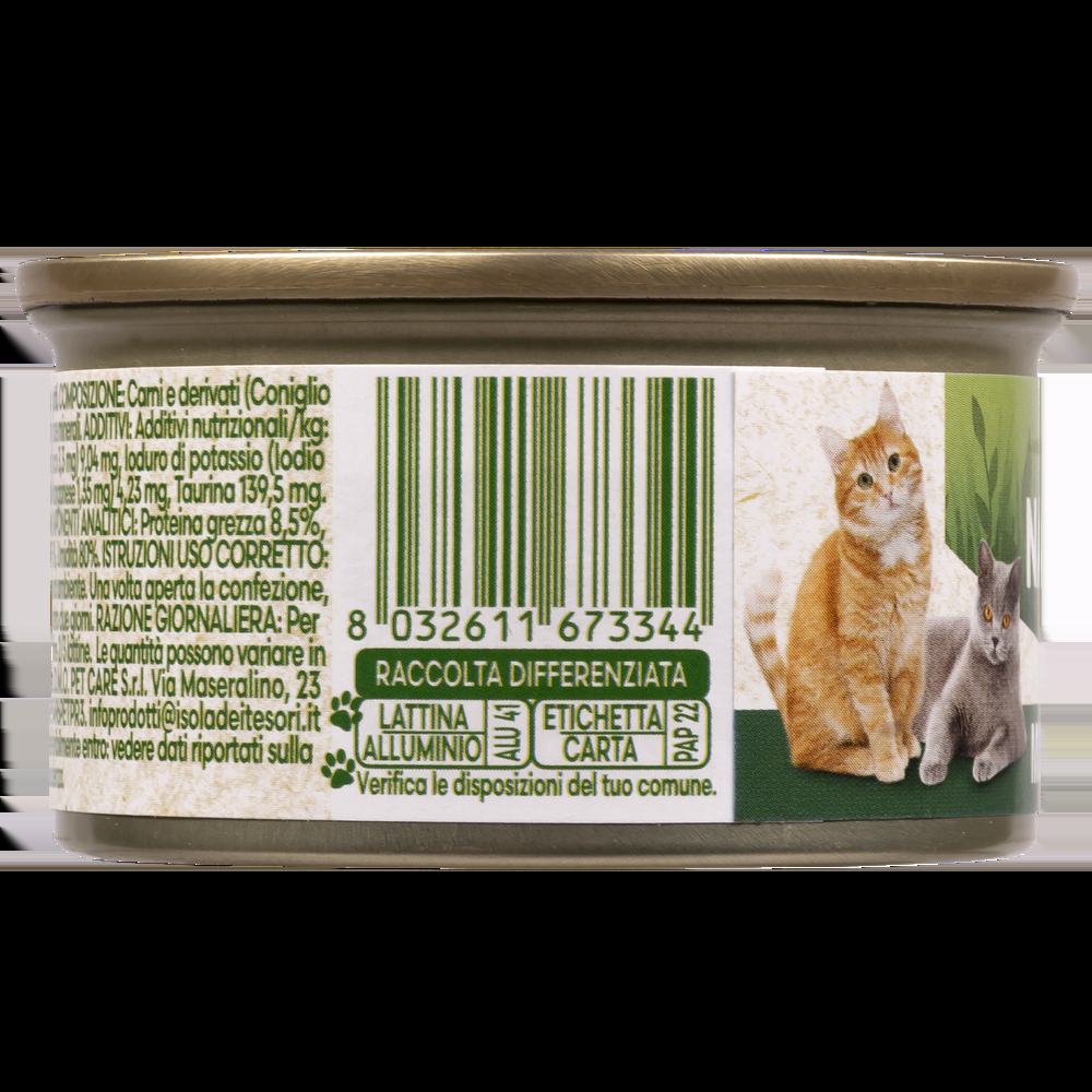 Naturalpet Cat Adult Mousse con Coniglio 85 gr 000142370 Convenienza
