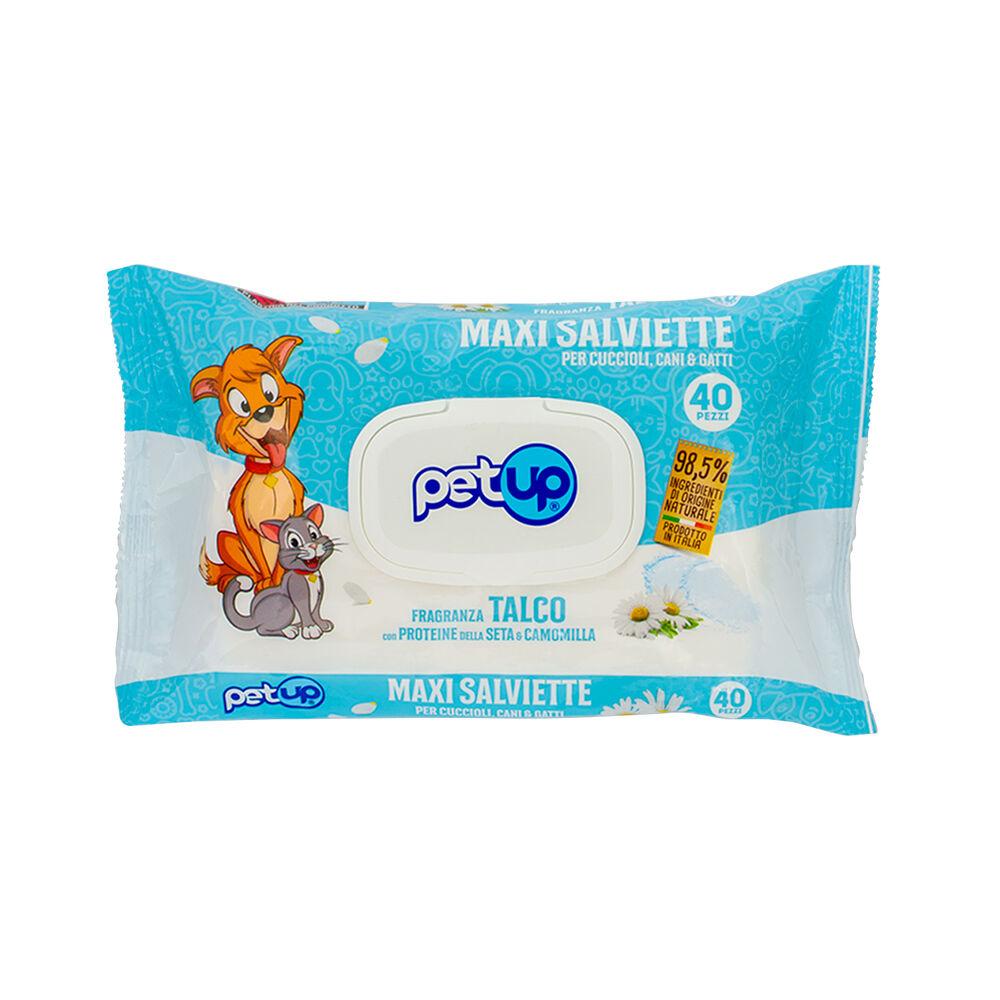 Petup Maxi Salviette con Talco 40 pz 000181433