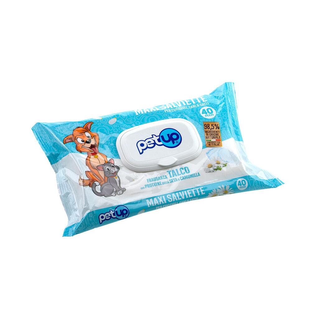 Petup Maxi Salviette con Talco 40 pz 000181433 Novità