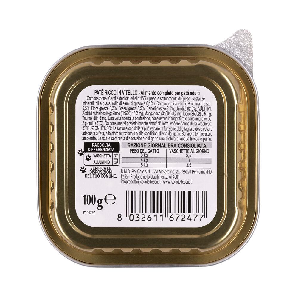 Naturalpet Cat Adult Paté ricco in Vitello 100gr 000142828 Presa