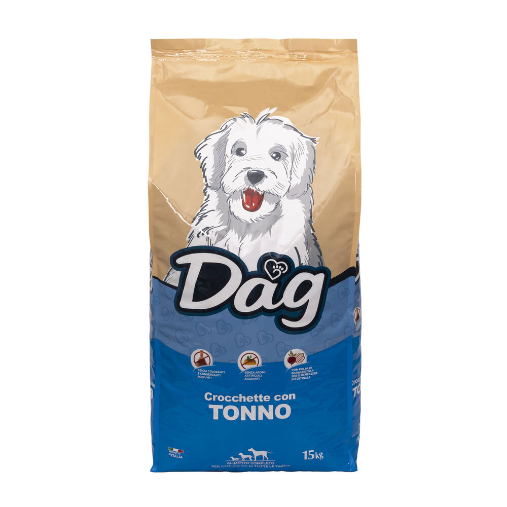 Dag Dog Adult All Breeds con Tonno 15 kg 000125700 Outlet