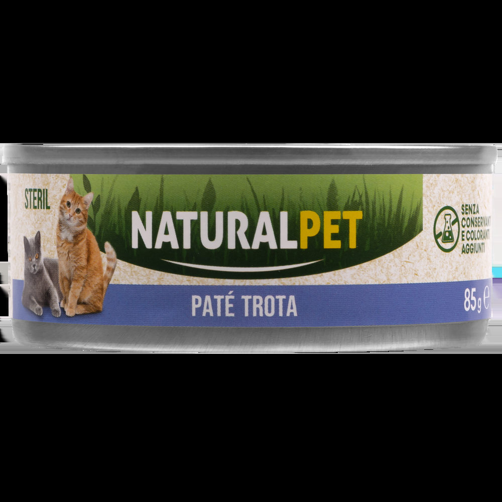 Naturalpet Cat Sterilised Paté alla trota 85gr 000143897