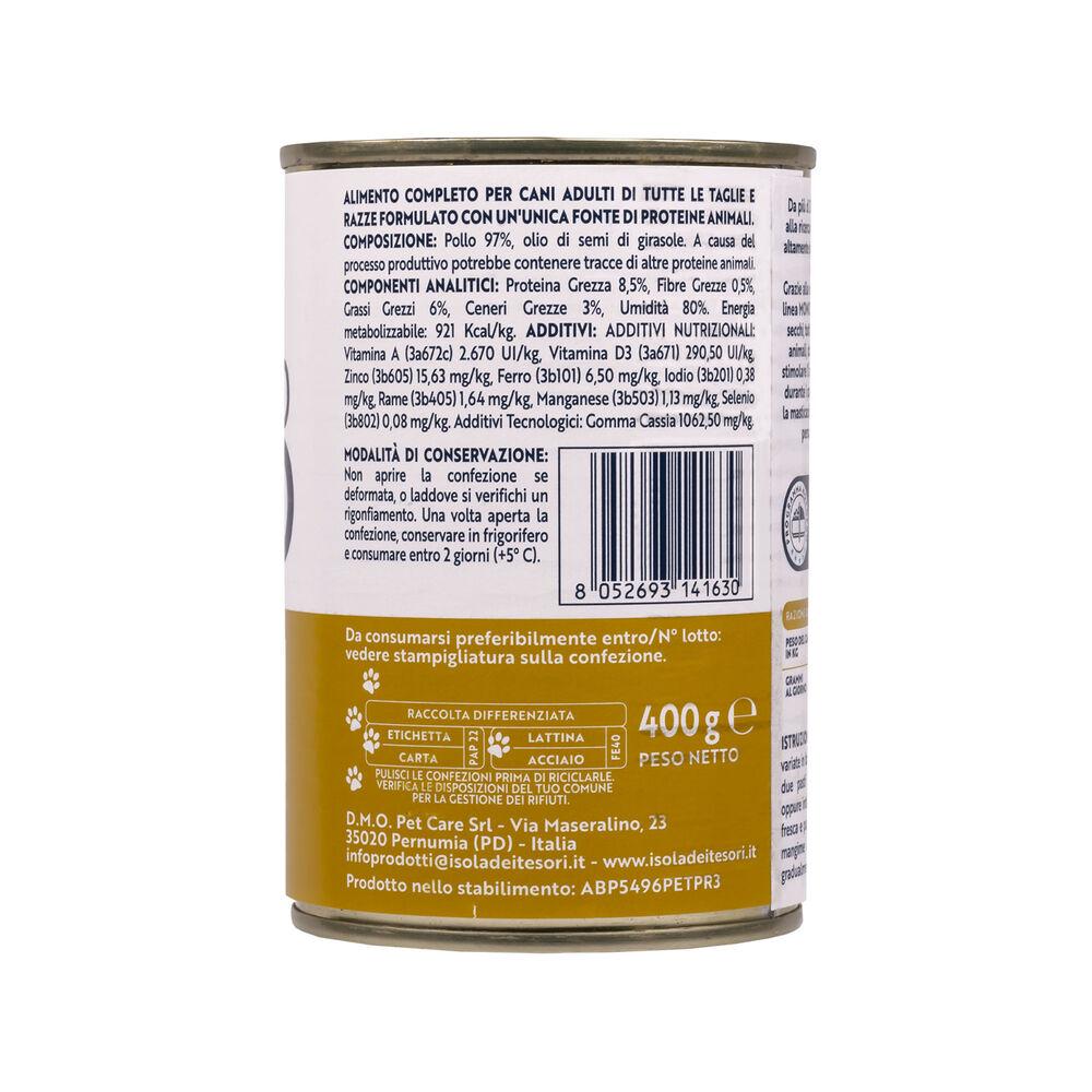 Monopro Dog Adult All Breeds Patè Pollo 400 gr 000126845 Saldi Di Fabbrica