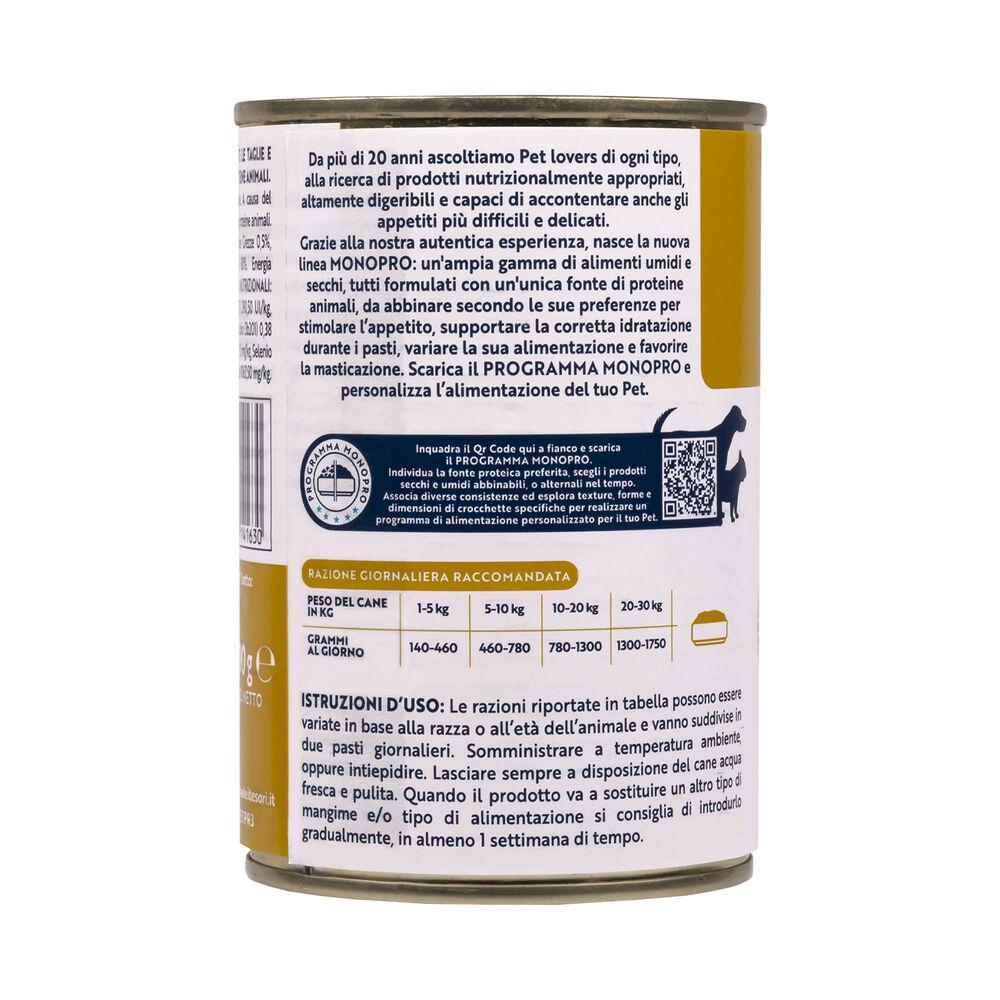 Monopro Dog Adult All Breeds Patè Pollo 400 gr 000126845 Saldi Di Fabbrica