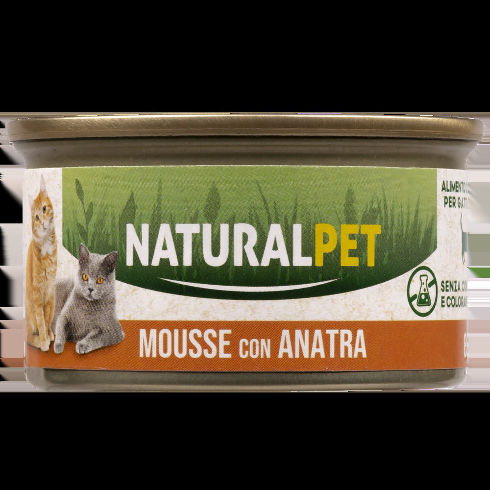 Naturalpet Cat Adult Mousse con Anatra 85 gr 000143679 I Più Venduti