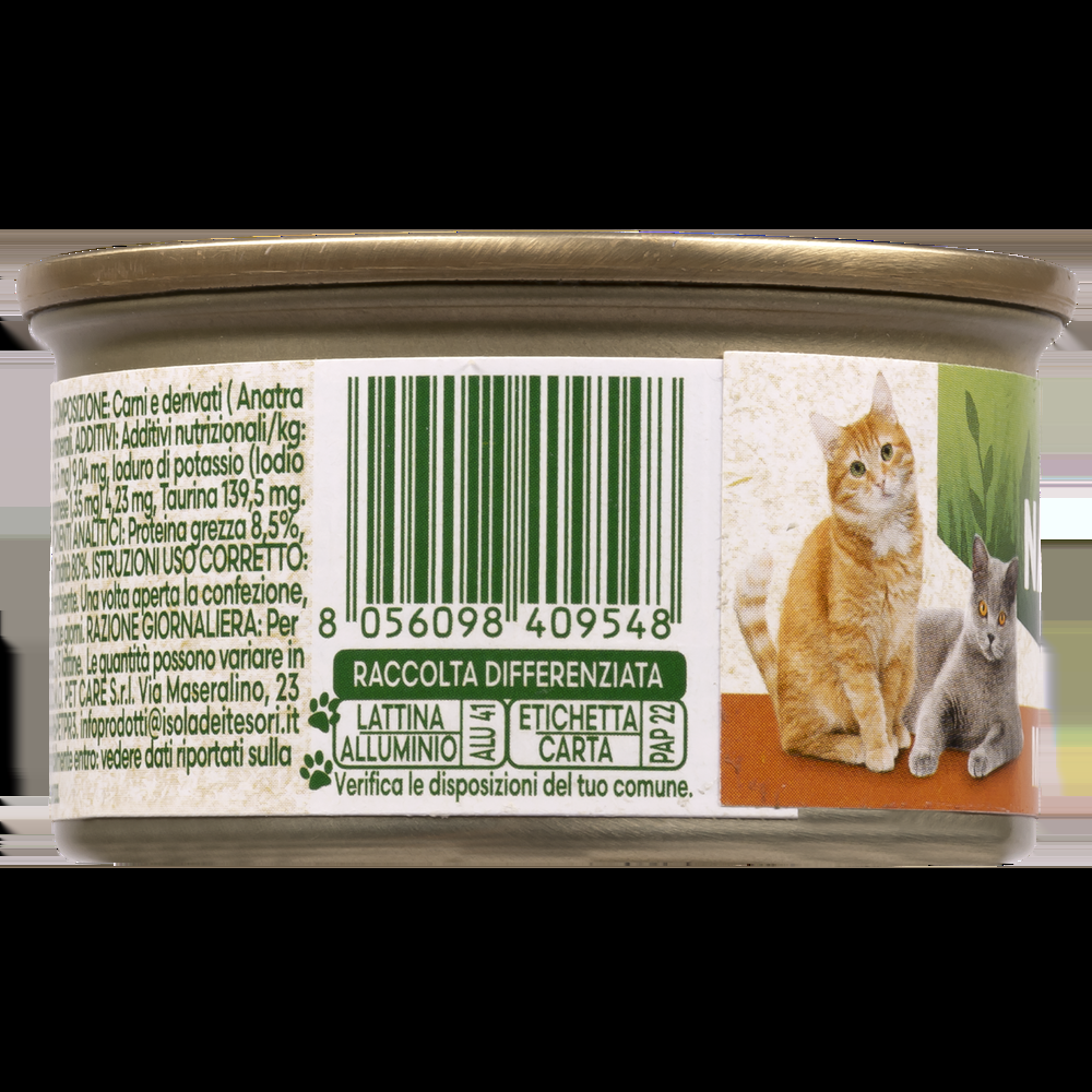 Naturalpet Cat Adult Mousse con Anatra 85 gr 000143679 I Più Venduti