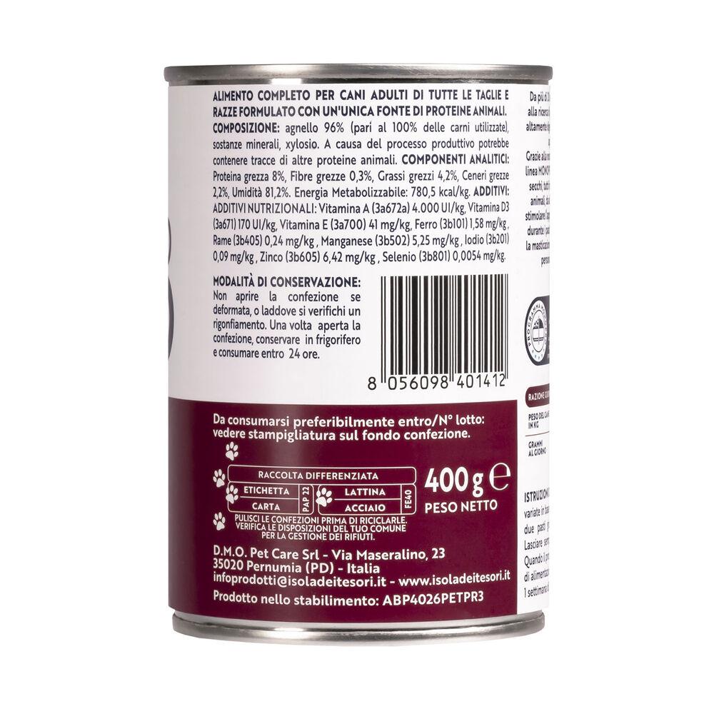 Monopro Dog Adult All Breeds Patè Agnello 400 gr 000126817 Vendite Flash