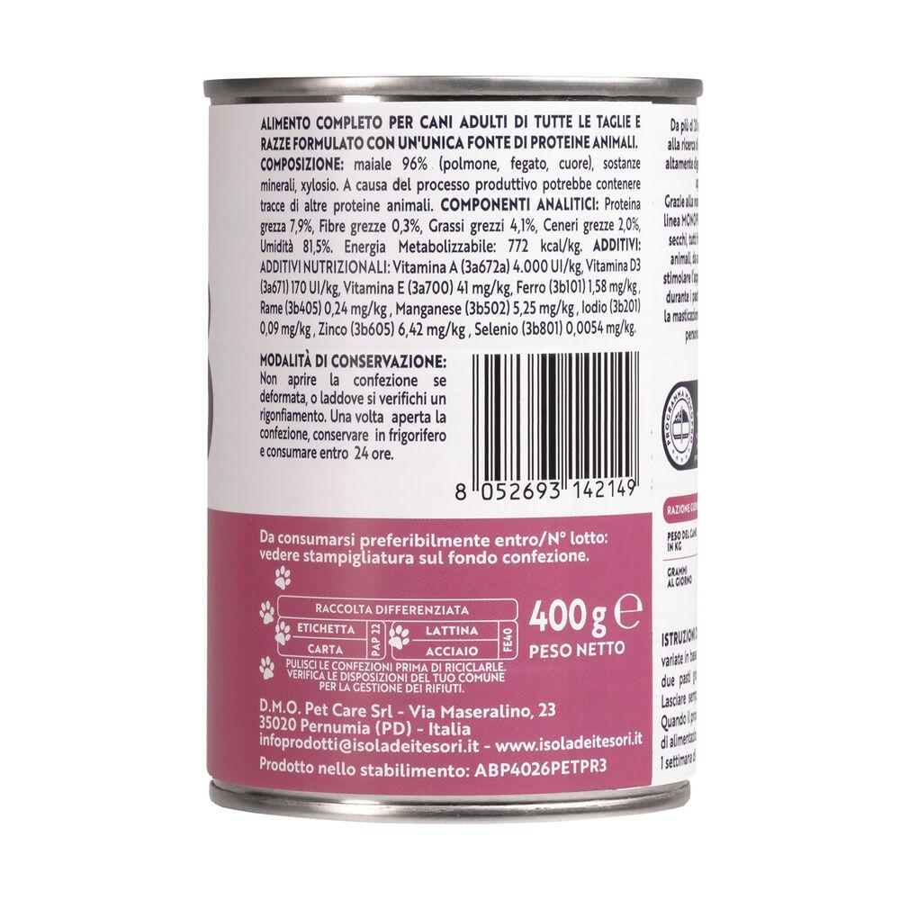 Monopro Dog Adult All breeds Maiale 400 gr 000126860 Nuova