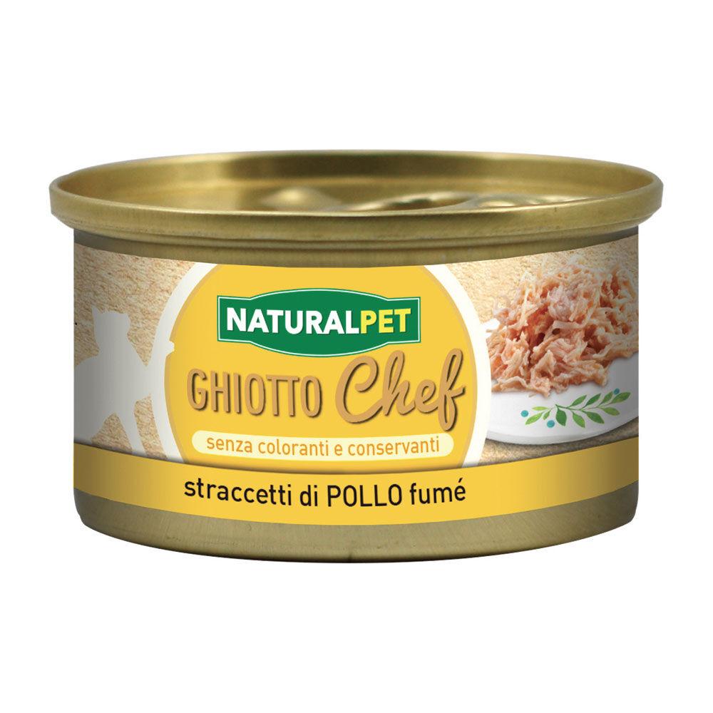 Naturalpet Ghiotto Chef Straccetti di Pollo fumé 80gr 000142705