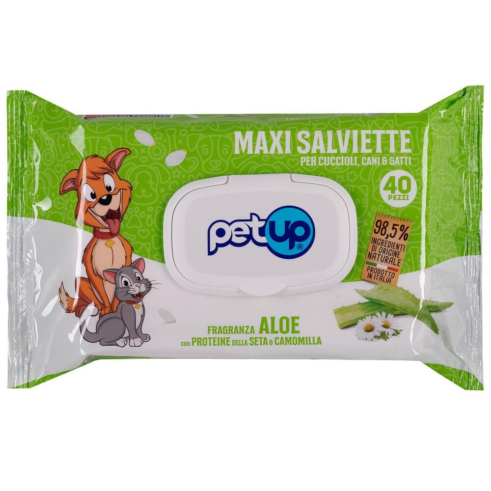 Petup Maxi Salviette con Aloe 40 pz 000181564