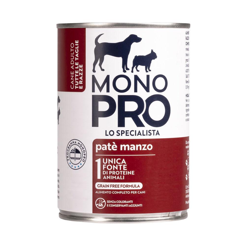 Monopro Dog Adult All breeds Manzo 400 gr 000126861 Fornitura limitata