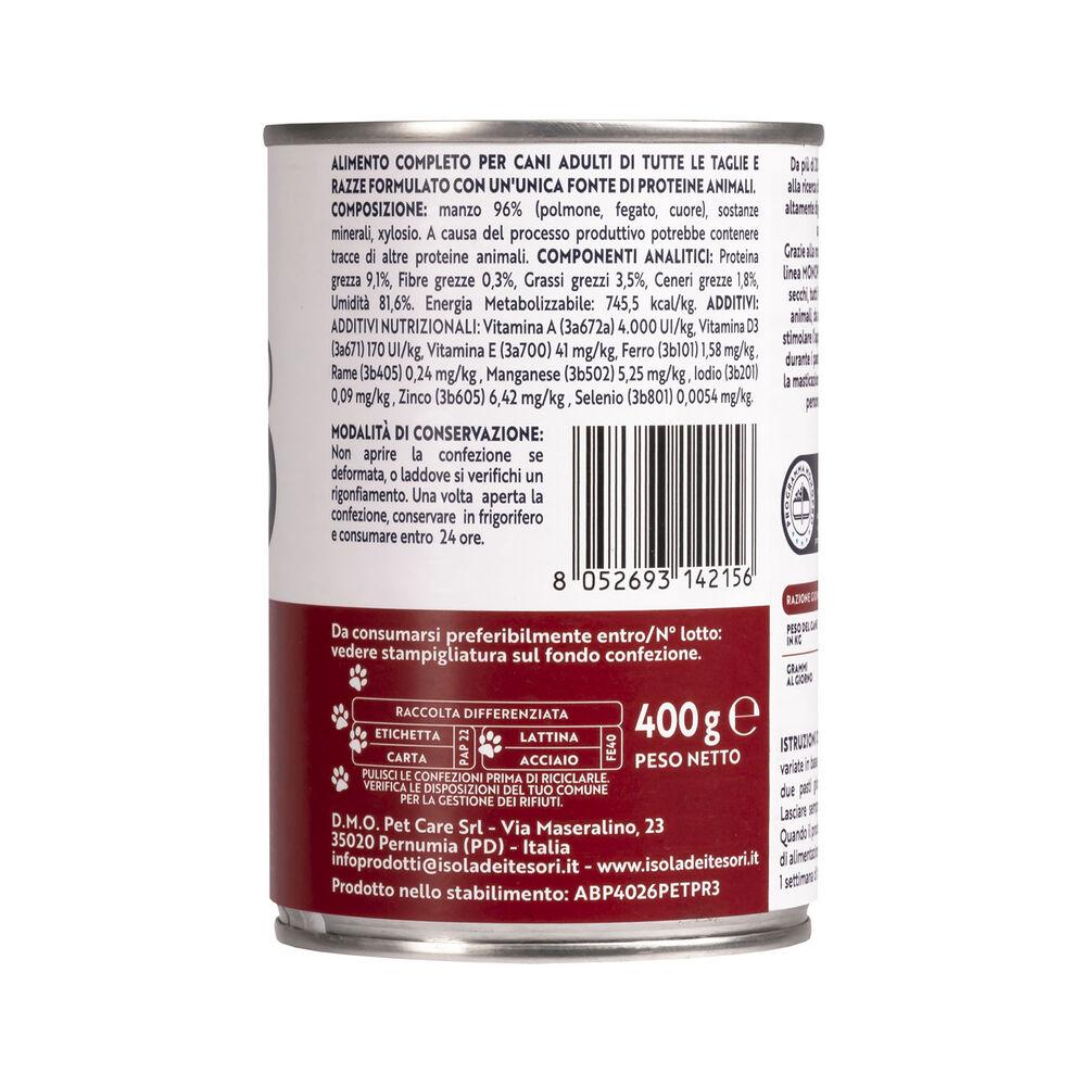Monopro Dog Adult All breeds Manzo 400 gr 000126861 Fornitura limitata