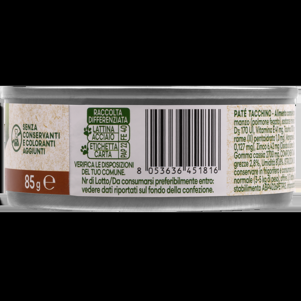 Naturalpet Cat Sterilised Paté al tacchino 85gr 000143898 Cyber Monday