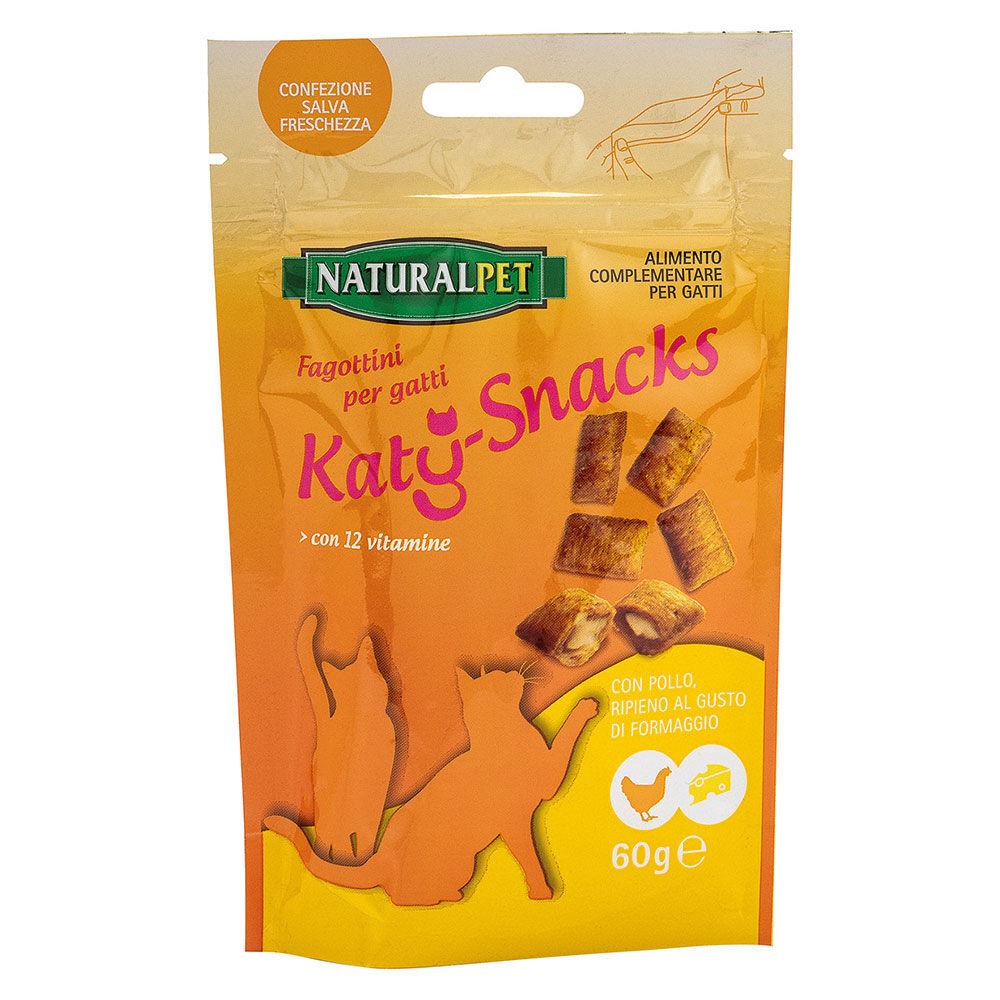 Naturalpet Katy Snacks con Pollo e Formaggio 60 gr 000150078 Offerta Pasqua