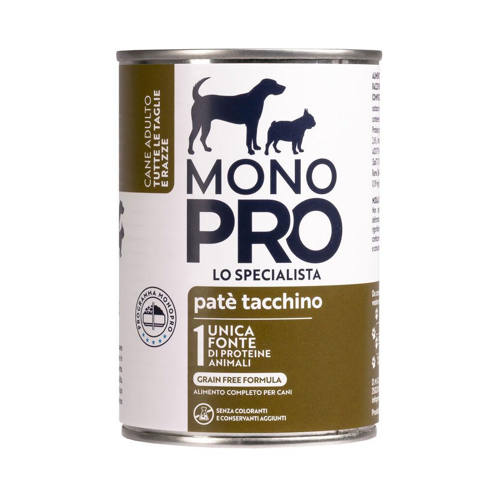 Monopro Dog Adult All Breeds Patè Tacchino 400 gr 000126816