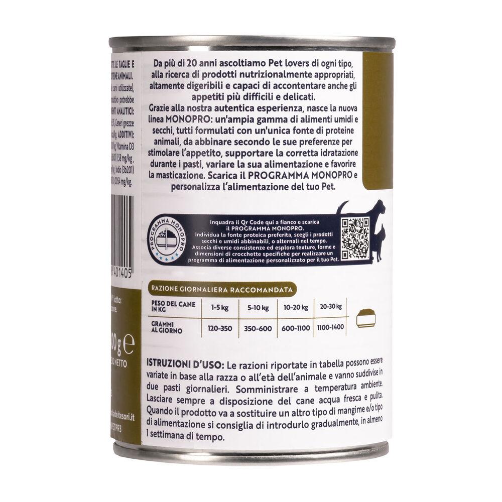 Monopro Dog Adult All Breeds Patè Tacchino 400 gr 000126816 Offerta per la Festa della Mamma