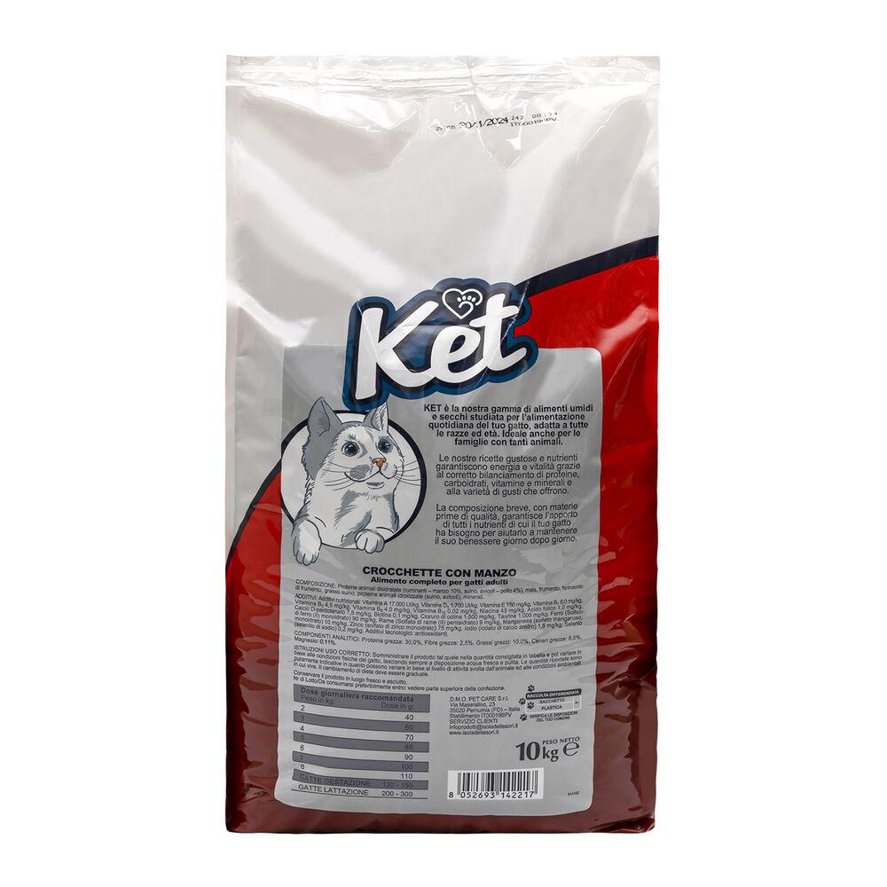 Ket Cat Adult Manzo 10 kg 000141039 Offerta Giorno del Papà