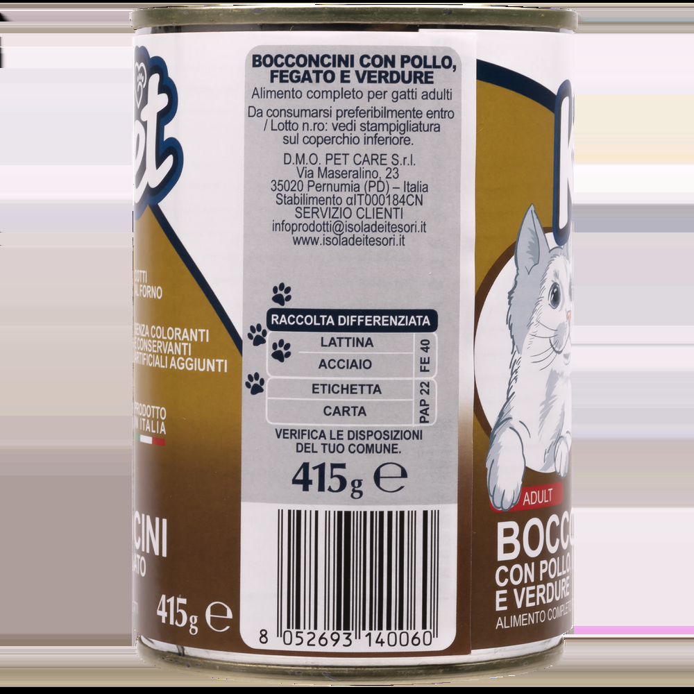 Ket Adult All breeds Bocconcini Pollo e Fegato 415 gr 000143640 Offerte giornaliere