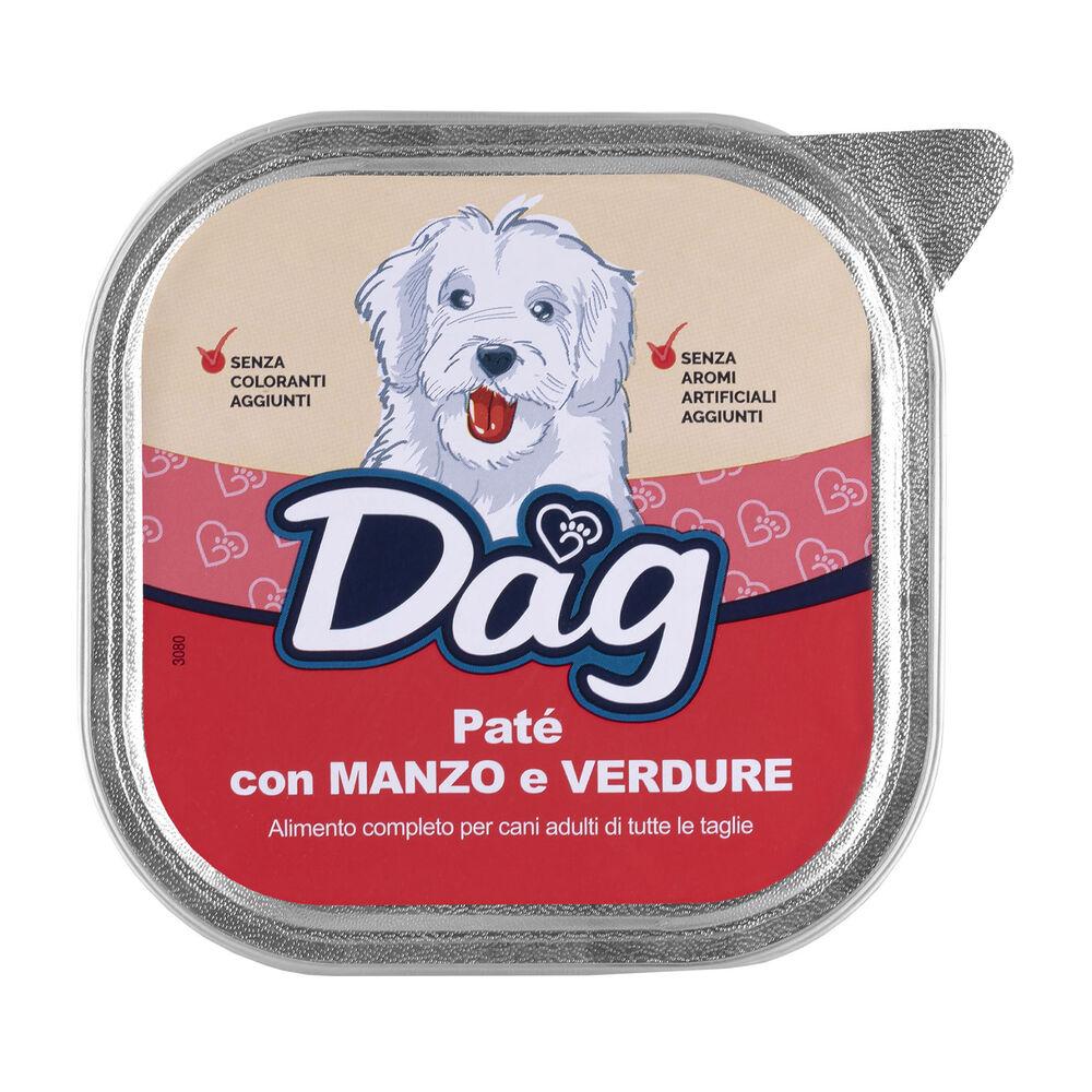Dag Dog Adult All Breed paté con Manzo e verdure 300gr 000126839 Latest stili