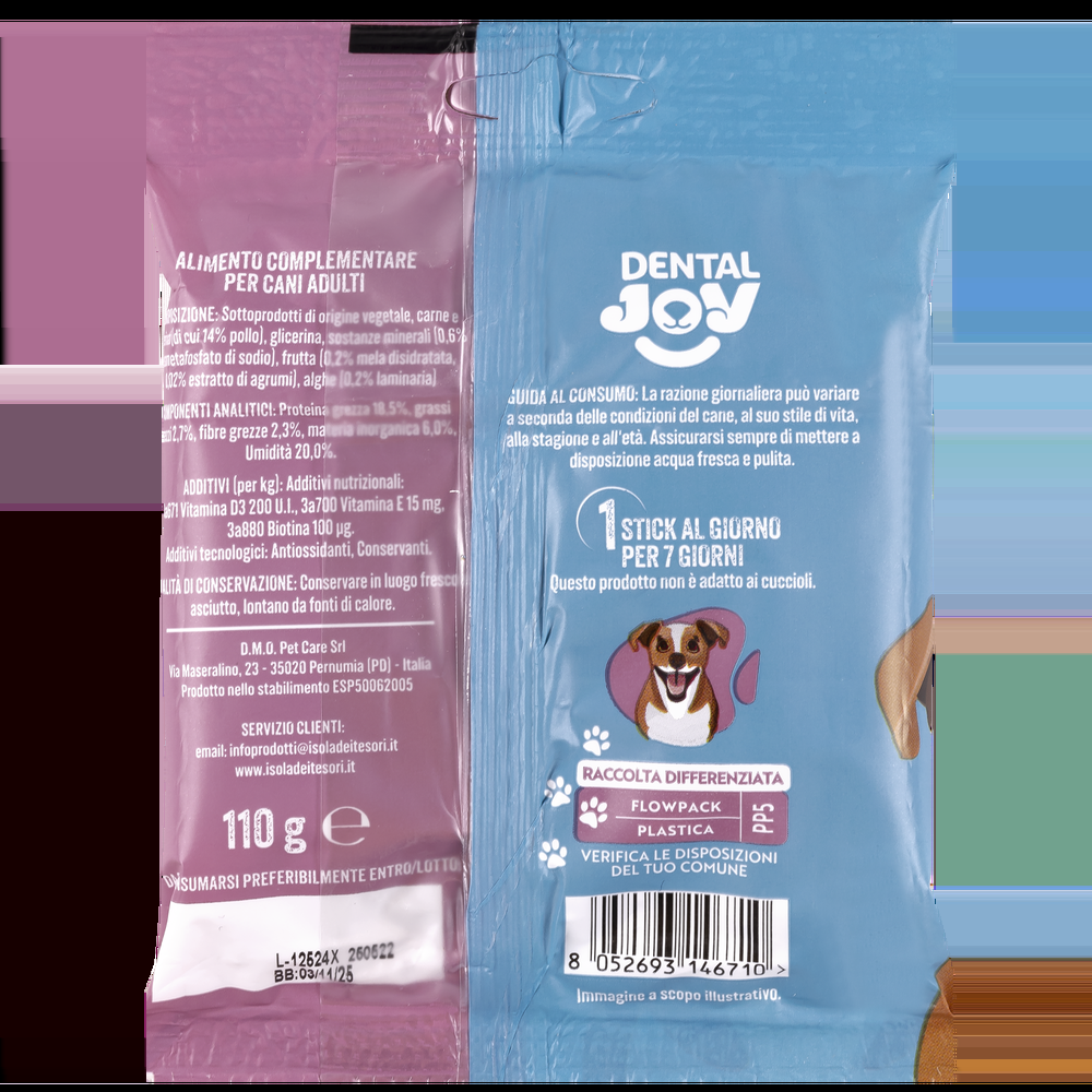 DentalJoy Dog Adult Mini Snack No Grain 7 pz 000138857 Sconti questo mese