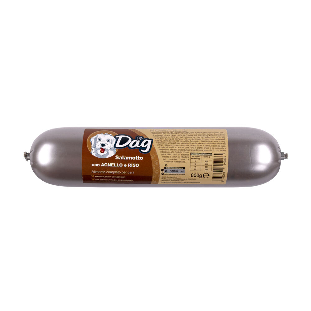 Dag Dog Salamotto con Agnello e riso 800gr 000126927