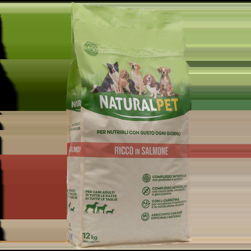 Naturalpet Dog Adult All Breed Ricche in Salmone 12 kg 000125794 Prezzo Ridotto