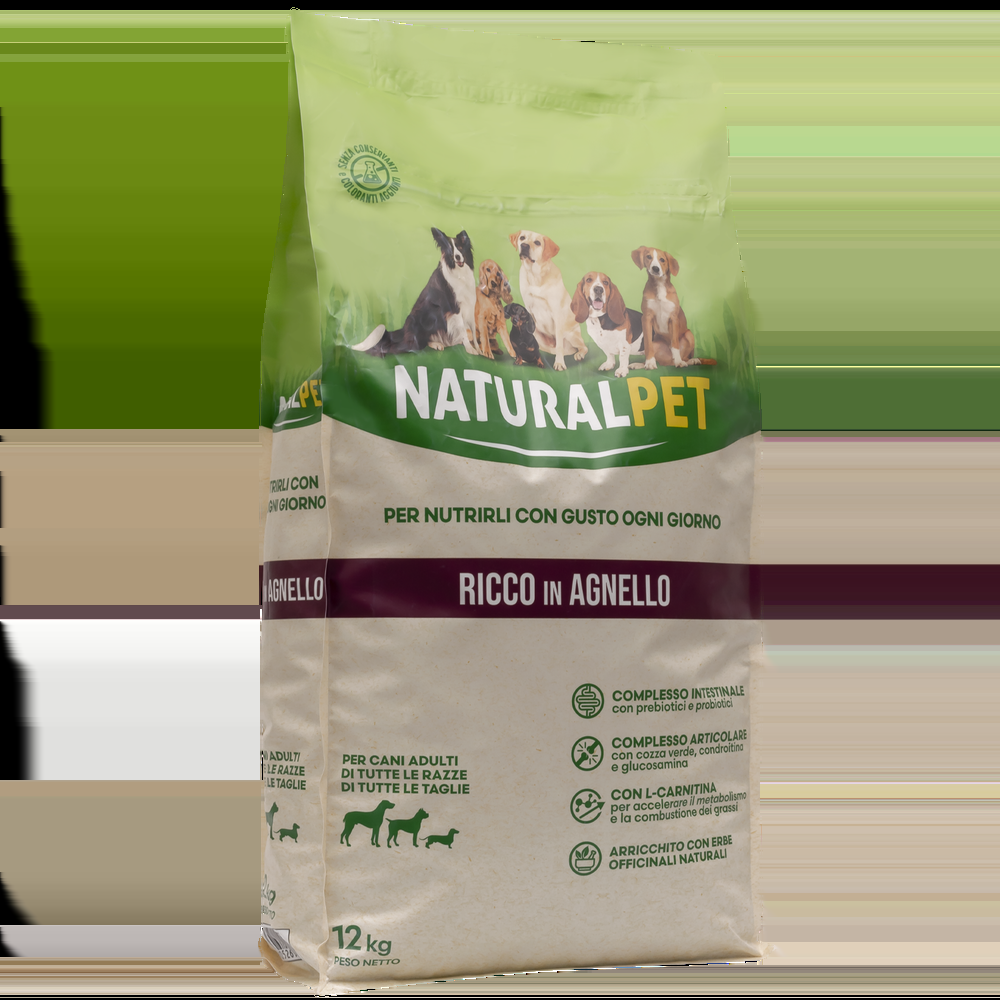 Naturalpet Dog Adult All Breed Ricche in Agnello 12 kg 000125795 Offerta