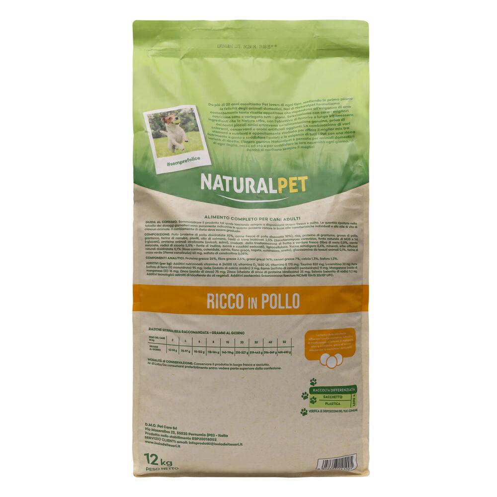 Naturalpet Dog Adult All Breed Ricco in Pollo 12 kg 000125796 Offerta migliore