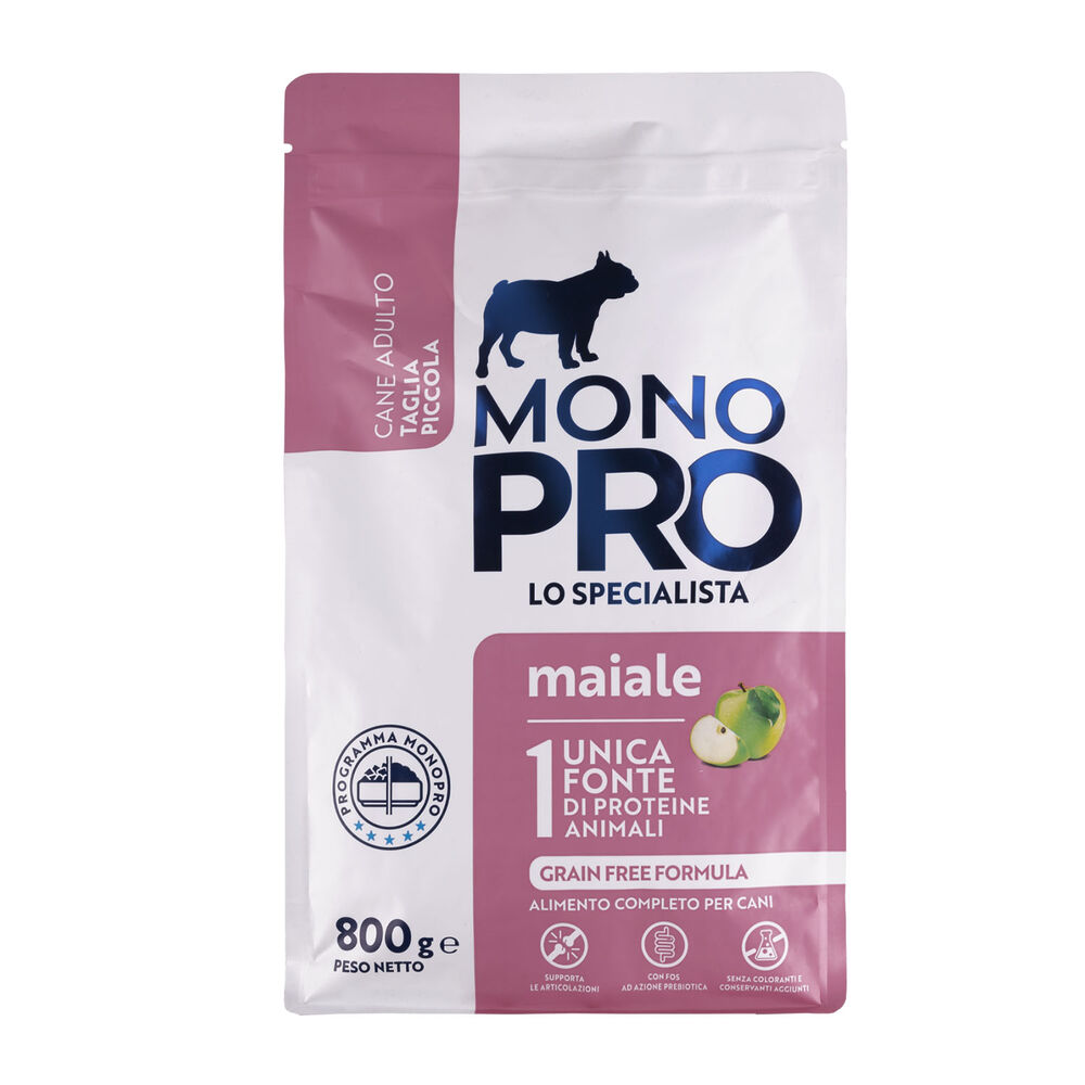 Monopro Dog Adult Mini Grain free Maiale 800 gr 000125732