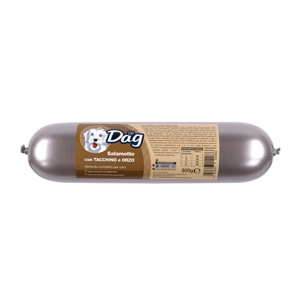 Dag Dog Salamotto con Tacchino e orzo 800gr 000126932 Offerta settimanale