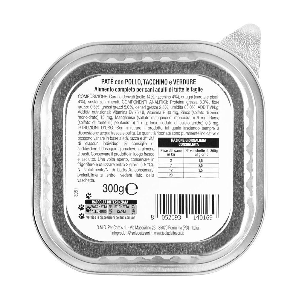 Dag Dog Adult All breeds Patè con Pollo tacchino e verdure 300 gr 000126832 Trasporto libero internazionale