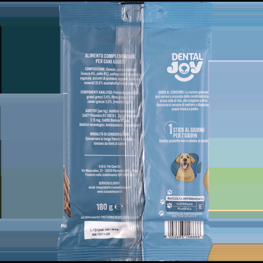 DentalJoy Dog Adult Medium&Large Snack 7 pz 000138852 Pezzi Unici