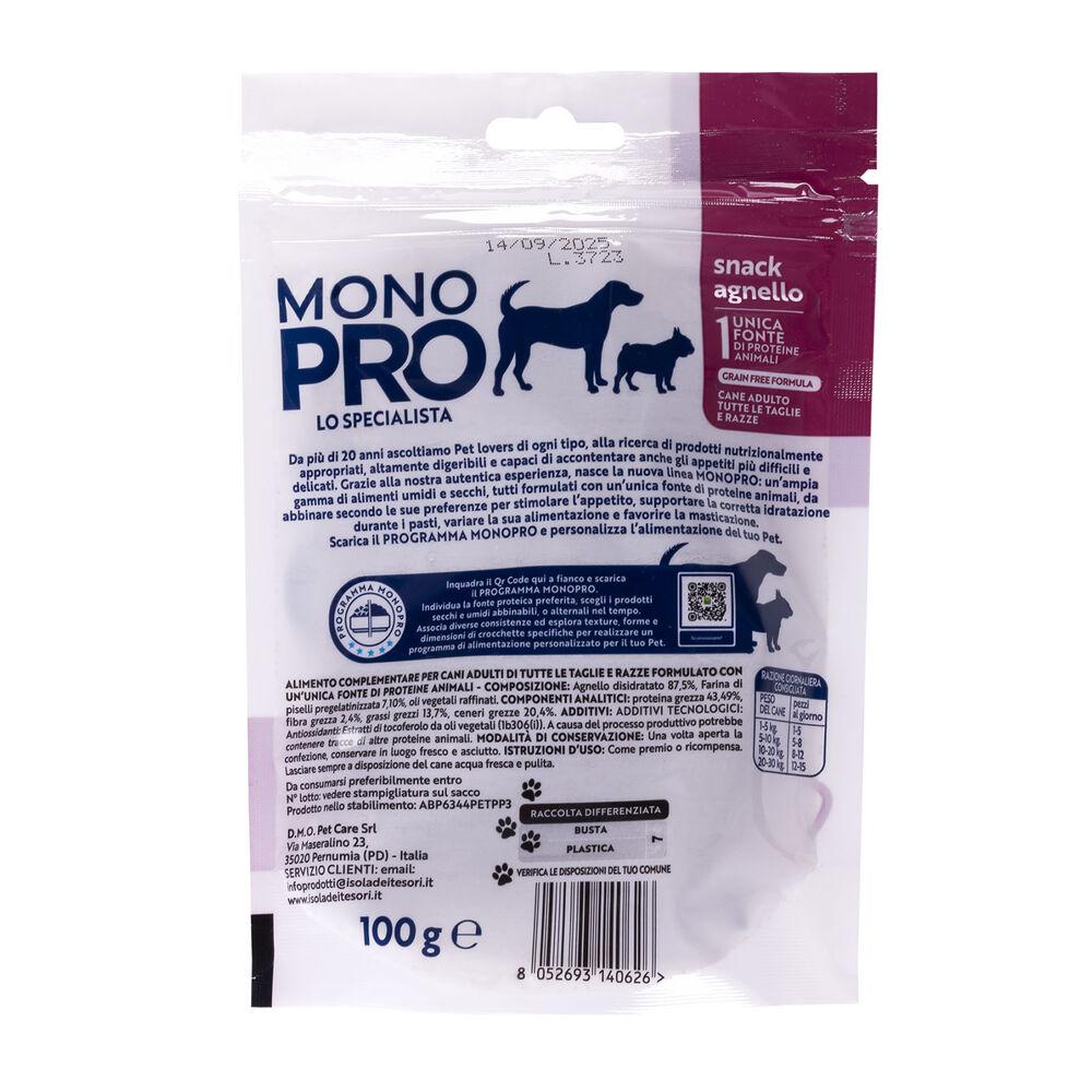 Monopro Dog Adult All Breeds Snack all'Agnello 100 gr 000138776 Offerta speciale