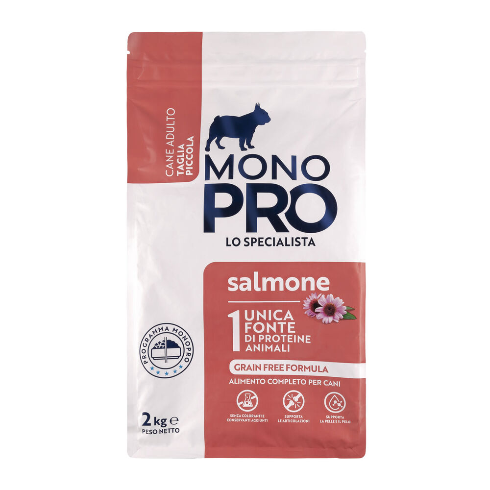 Monopro Dog Adult Mini Grain Free Salmone 2Kg 000125656