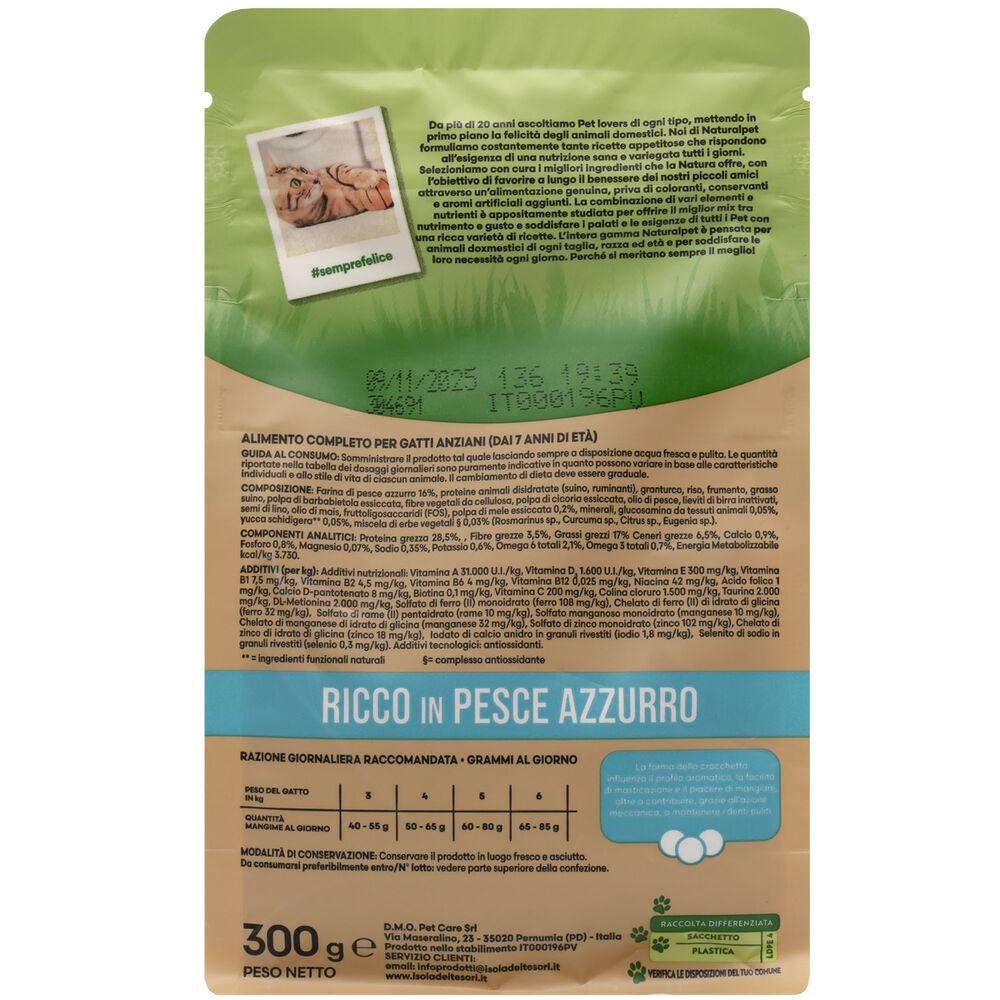 Naturalpet Premium Cat Senior ricco in Pesce Azzurro 1 5 kg 000141007 Vendite stagionali