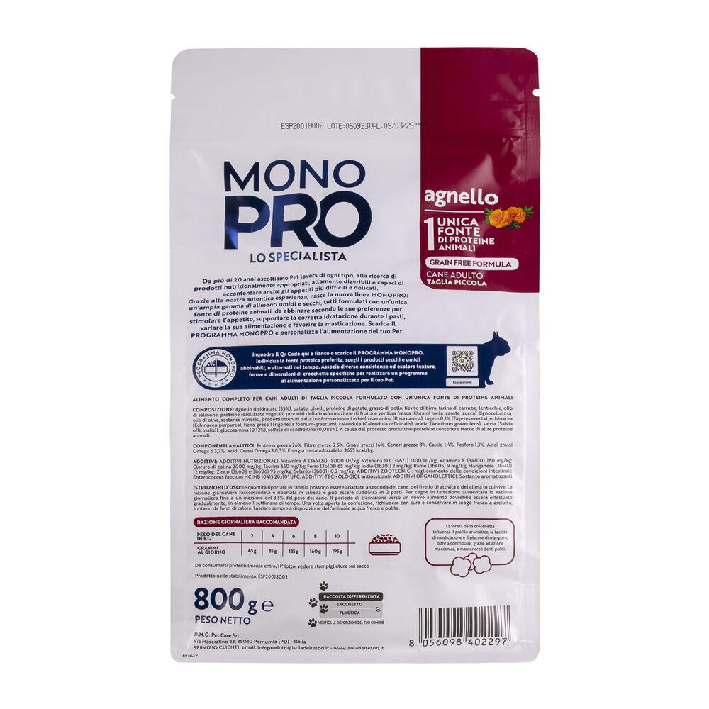 Monopro Dog Adult Mini Grain Free Agnello 800 gr 000125652 Offerta Pasqua