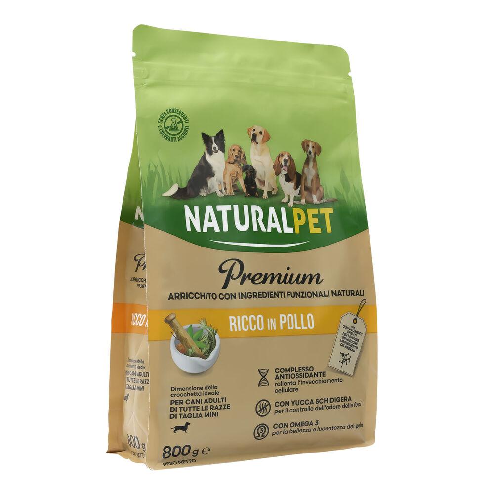 Naturalpet Premium Dog Adult Mini ricco in Pollo 800gr 000125720