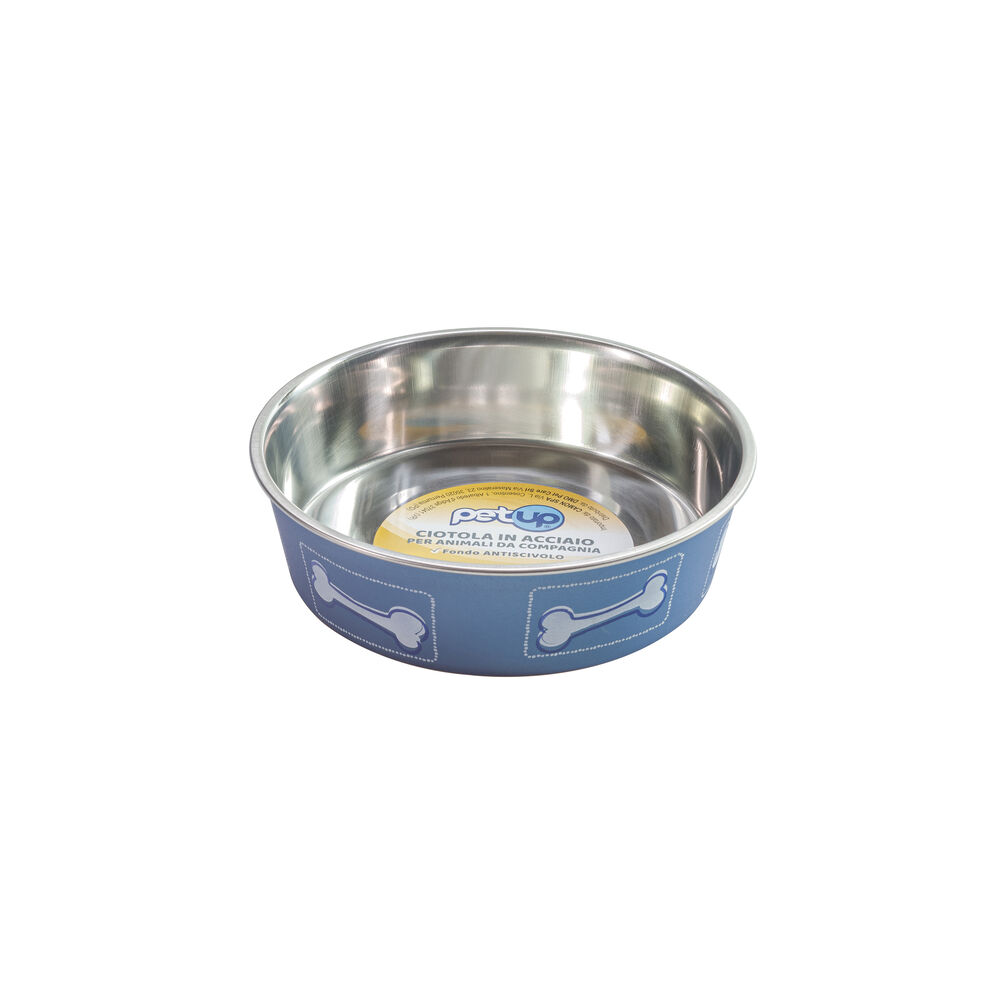 Petup Ciotola antiscivolo in acciaio con osso 12cm 000172403 Enormi risparmi