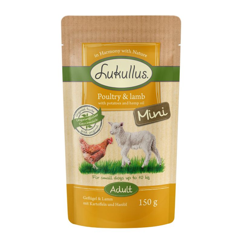 Bitiba Lukullus Naturale Adult Mini senza cereali 6 x 150 g Offerte