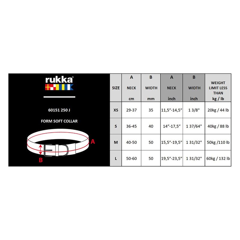 Bitiba Set Rukka®: collare Form Soft e guinzaglio Bliss Offerta per la Festa della Mamma
