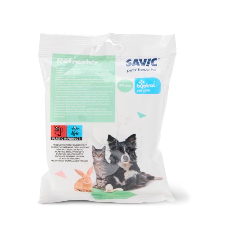 Bitiba Savic Refresh'r Wipes Sensitive Qualità