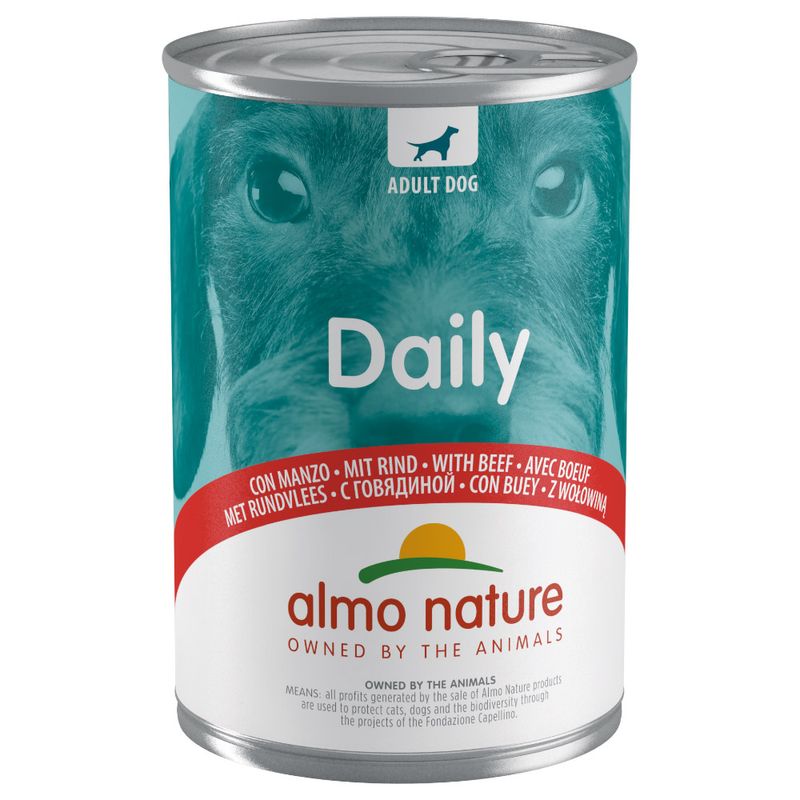 Bitiba Almo Nature Daily Dog 6 x 400 g Alimento umido per cane Nuova