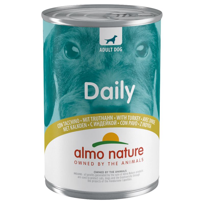 Bitiba Almo Nature Daily Dog 6 x 400 g Alimento umido per cane Nuova