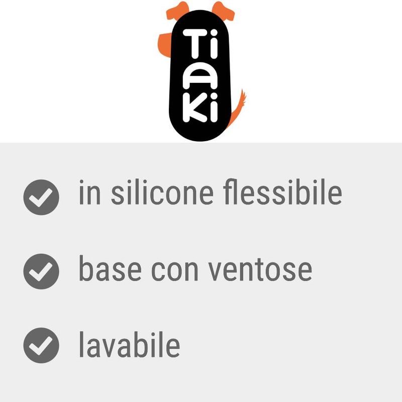 Bitiba Tappetino da leccare TIAKI con ventose Promozione