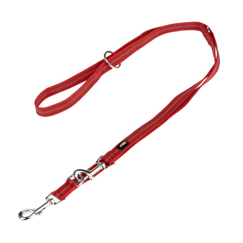 Bitiba Guinzaglio TIAKI Reflective Rubber rosso